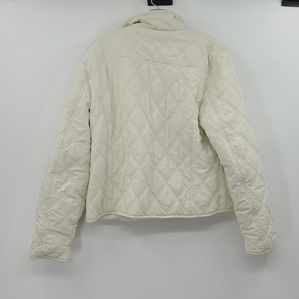 Dulon cream colored reversible quilted fleece - Picture 5 of 6